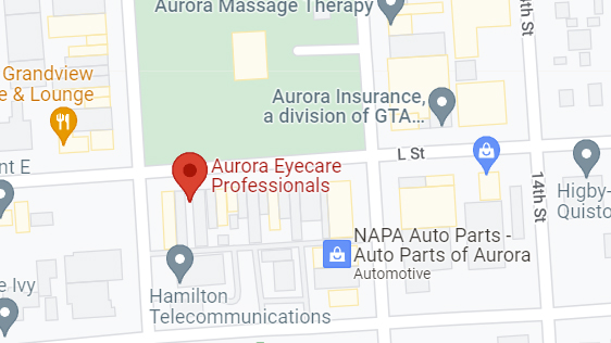 eyecare professionals aurora map