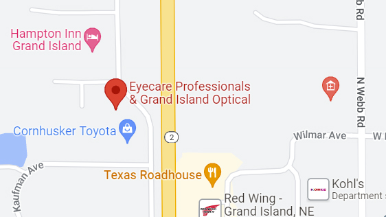 eyecare professionals grand island map
